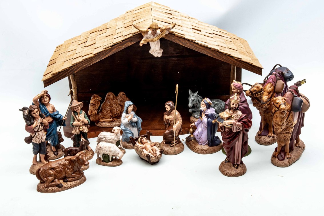 Ceramic Nativity Set