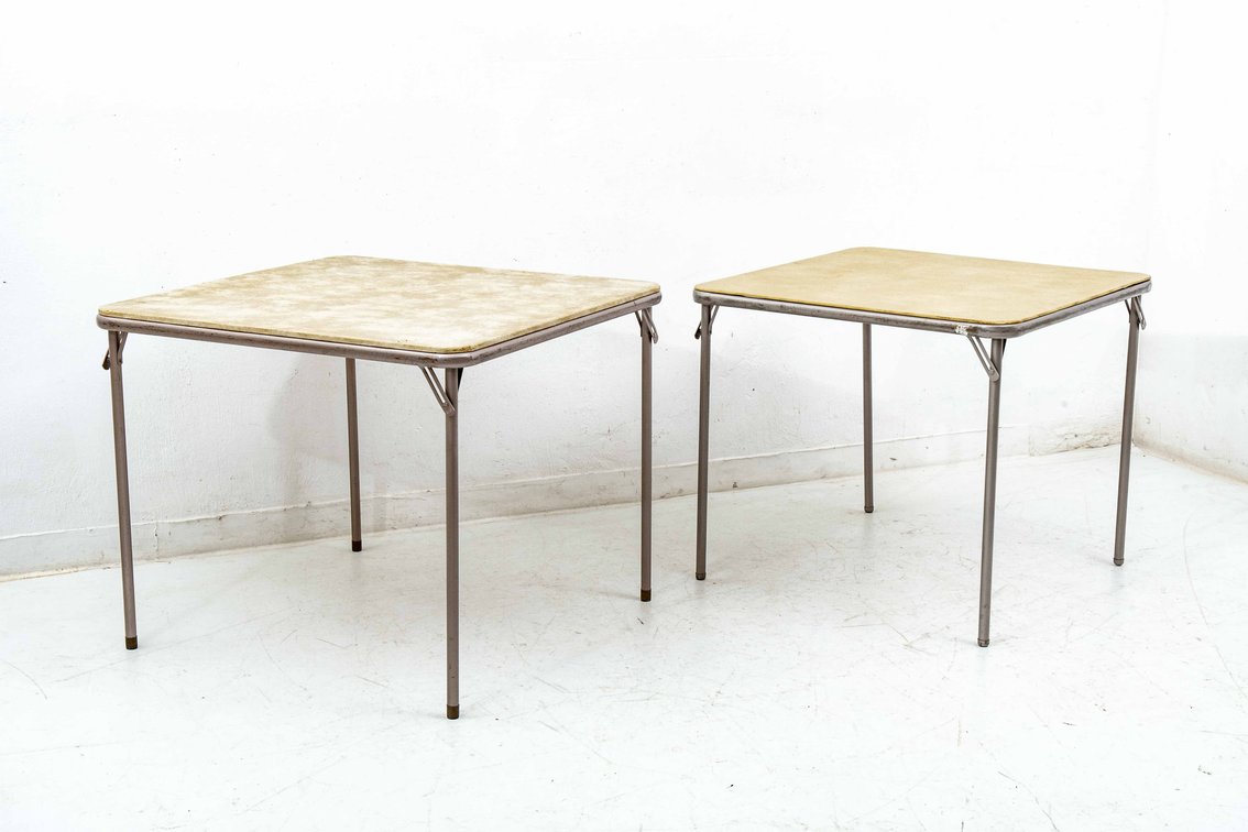 2 Vintage Card Tables