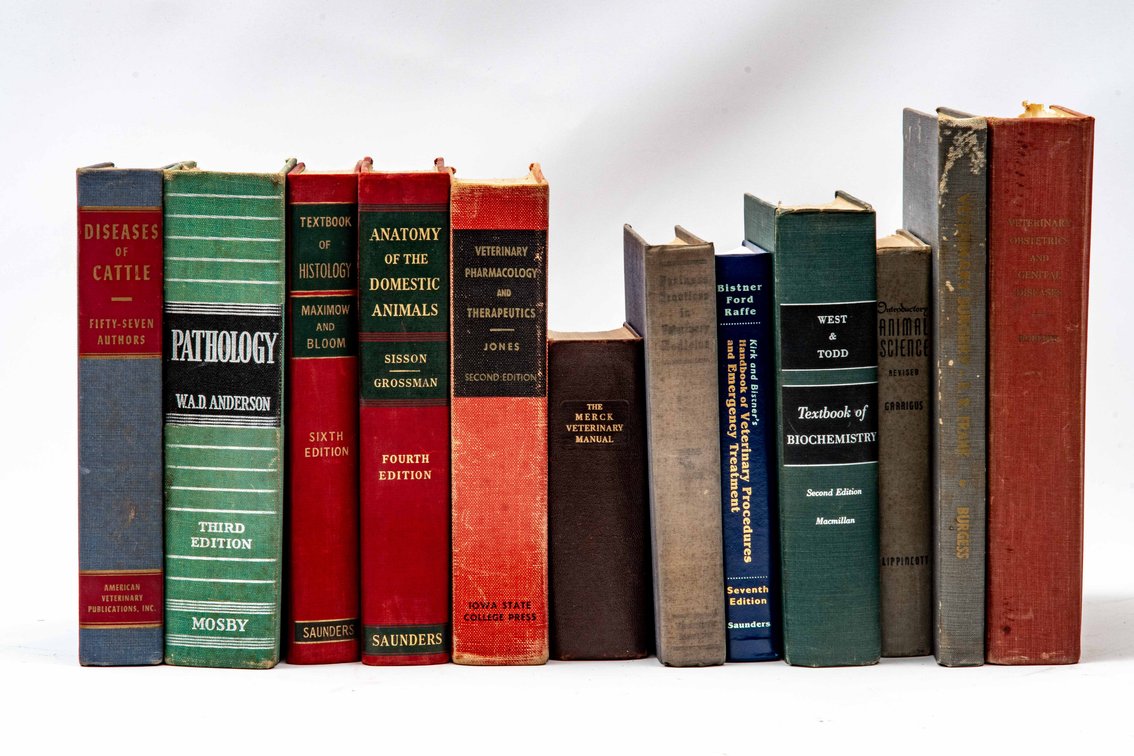 Vintage Veterinary & Animal Care Books- 1950's