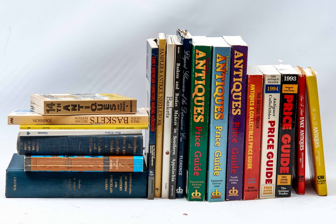 Antique Reference Book Library