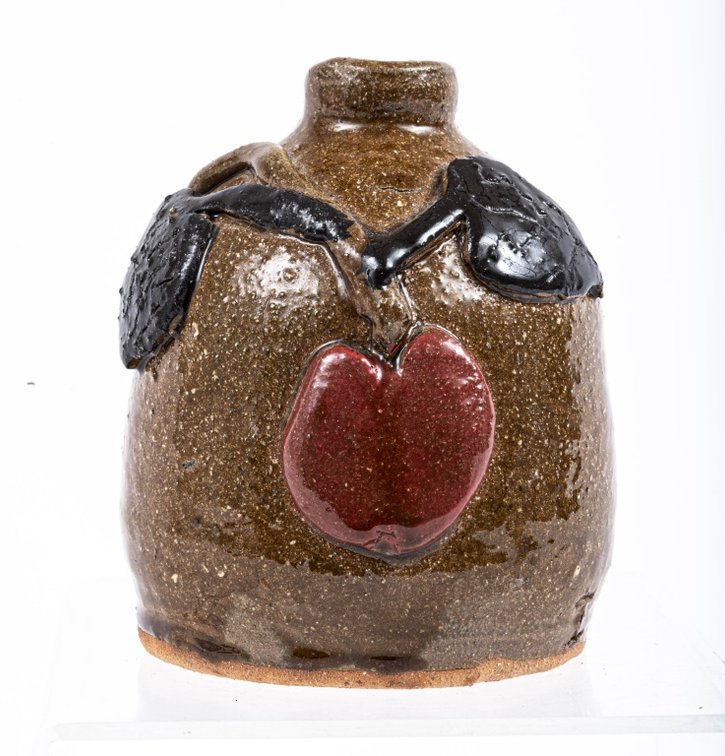 Reggie & Flossie Meaders Heart/Fruit Jug