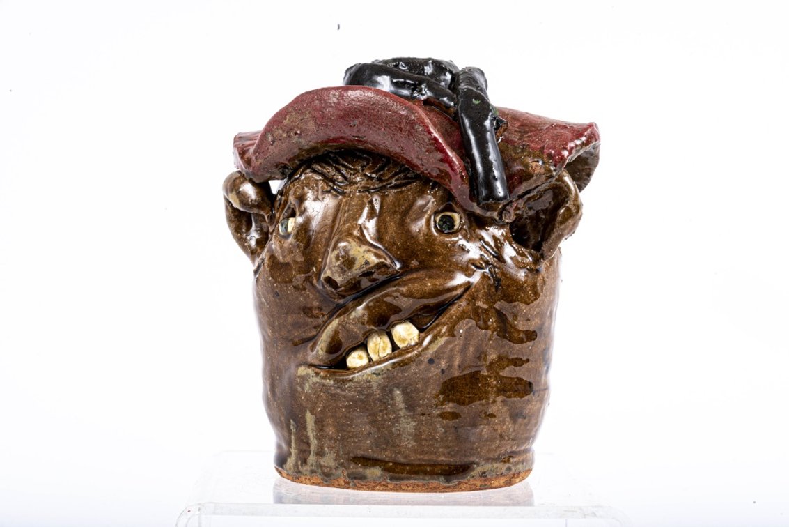 Reggie & Flossie Meaders Face Jug