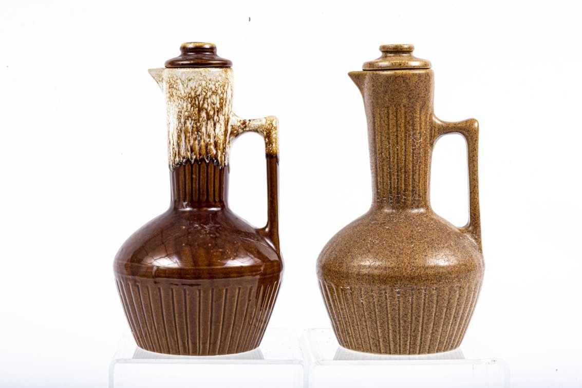 Vtg Western Stoneware/Monmouth Pottery Coffee Pots