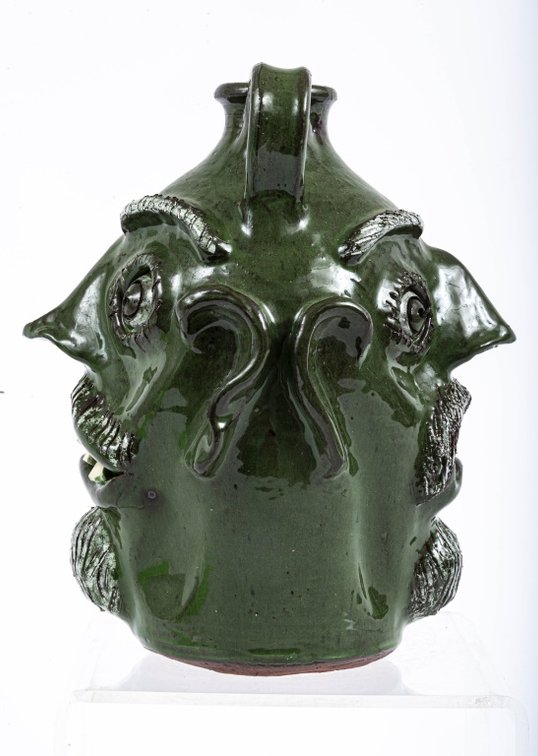 Bobby & Stanley Ferguson Green Double Face Jug #2