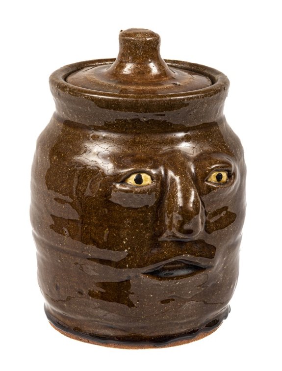Reggie Meaders Cookie Jar with Face