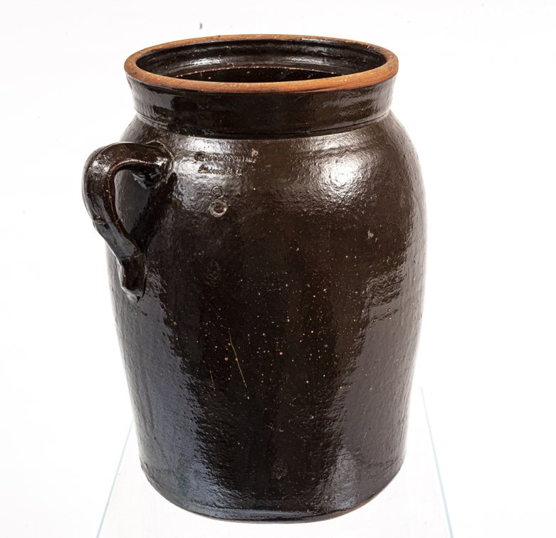 Vintage O Henry Pottery Valdese, NC 3 Gallon Churn