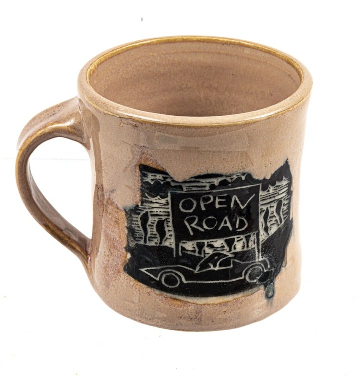 Noel Benedict "Open Road" Handled Mug