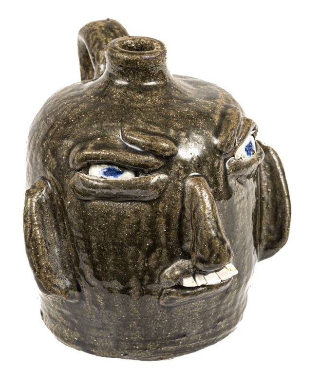 BR Holcomb 71st Birthday Face Jug