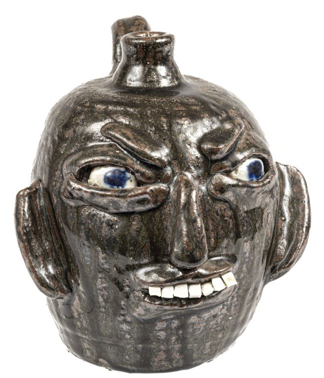 BR Holcomb 73rd Birthday Face Jug