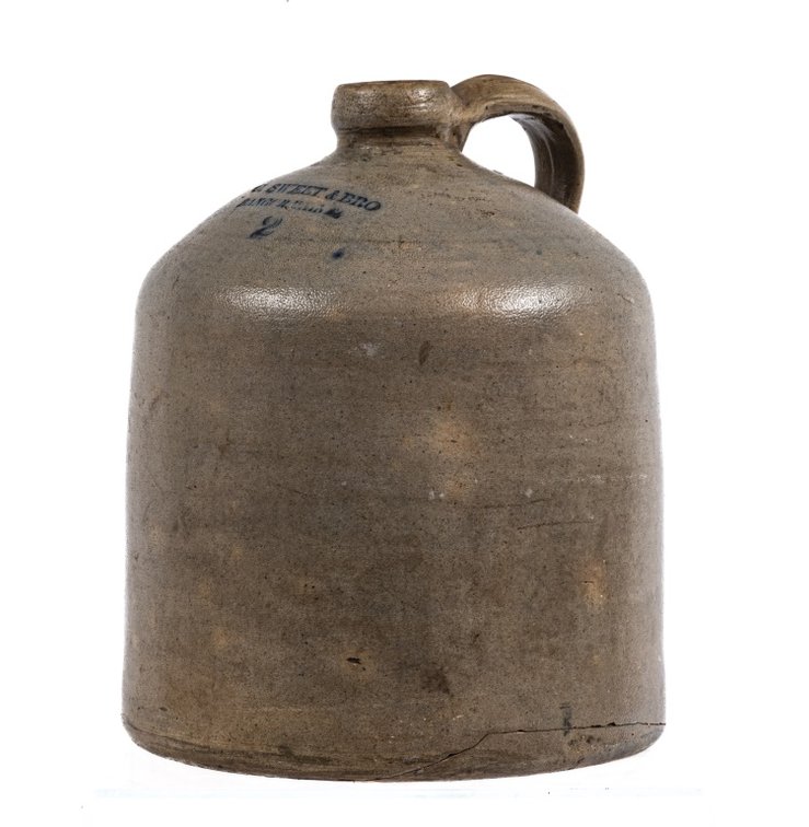 C Sweet & Bro Bangor, Maine 2 Gal Stoneware Jug