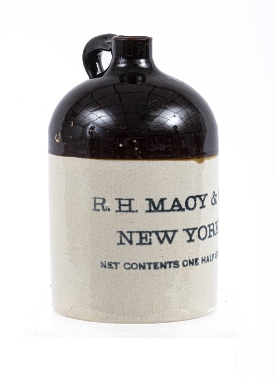 R. H. Macy & Co. New York 1/2 Gallon Jug