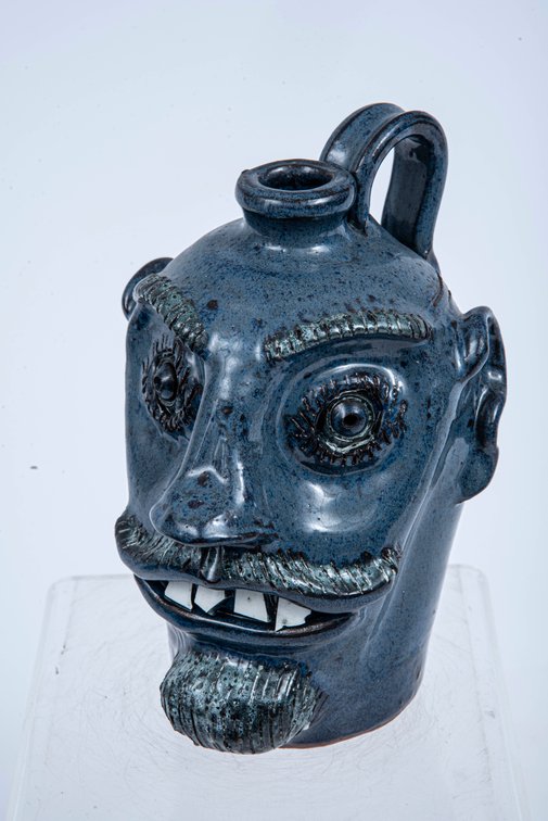 Bobby Ferguson Blue Face Jug