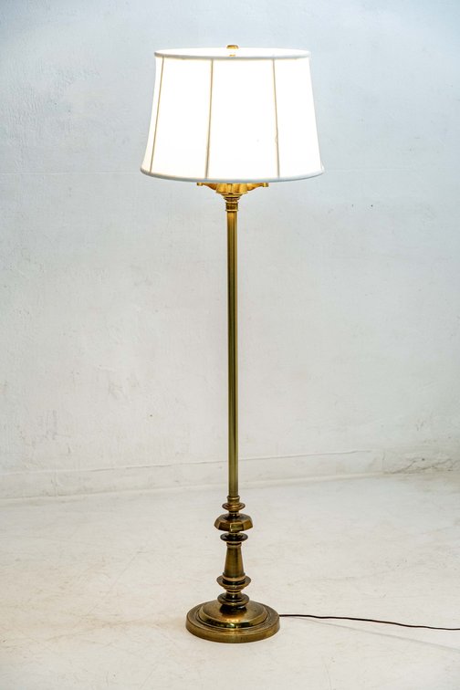 Stiffel Brass Mogul Torchiere Floor Lamp
