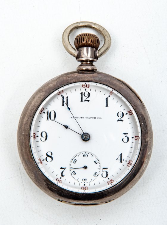 Illinois Pocket Watch #2- Coin Silver Case