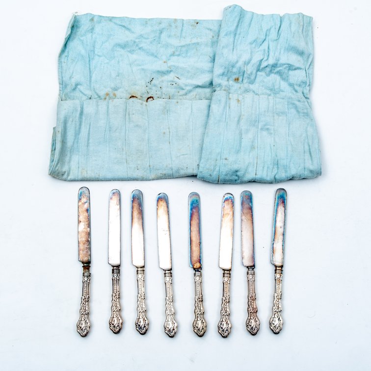 8 Gorham Sterling Butter Knives