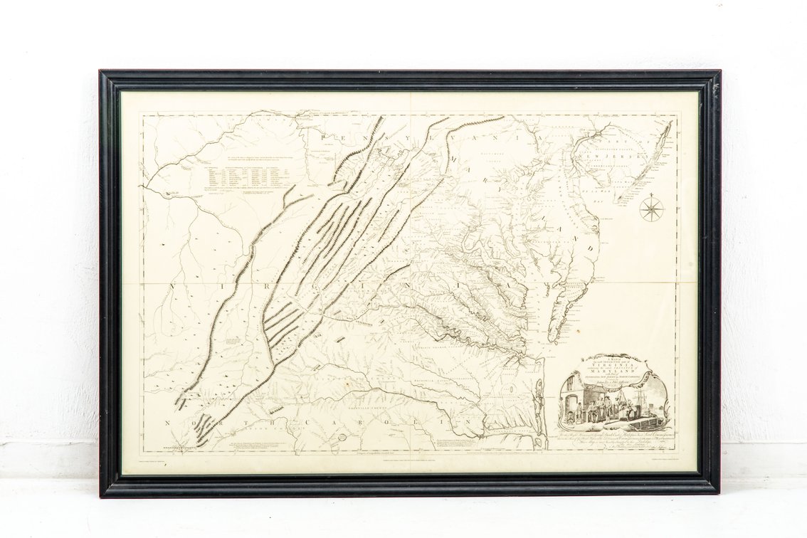 *1775 Virginia Map; Province Maryland, Part of ...