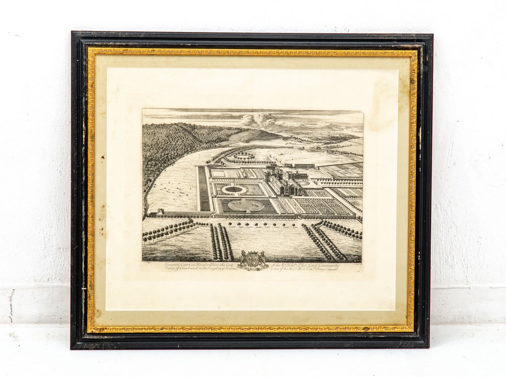 Knyff & Kip Engraving: Hampton Court