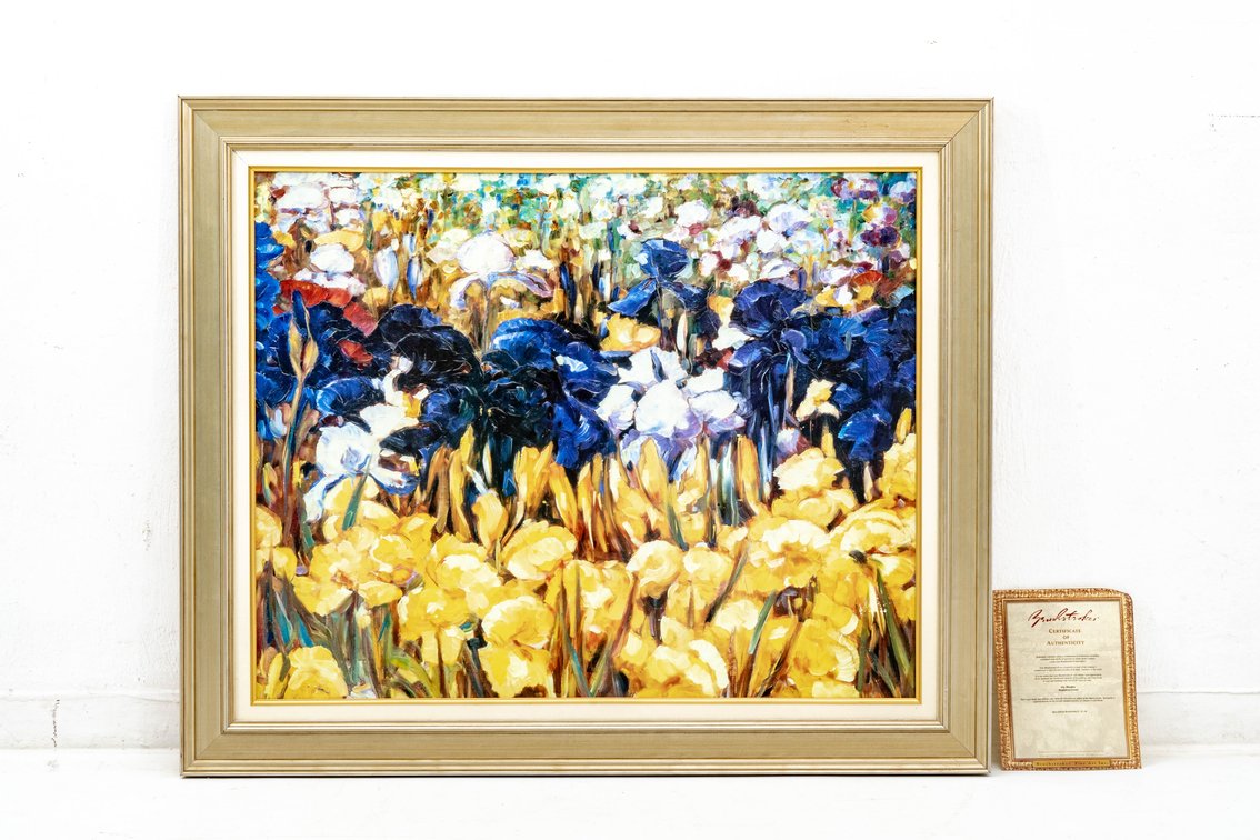 Brushstrokes - Iris Meadow by Magdalena Greene