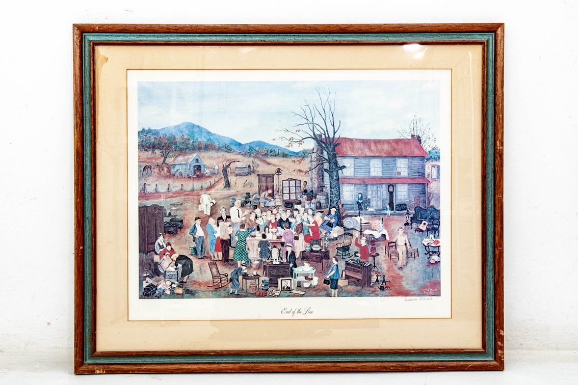 Queena Stovall Signed End of the Line Framed Print