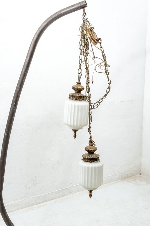 Hollywood Regency Double Pendant Lights