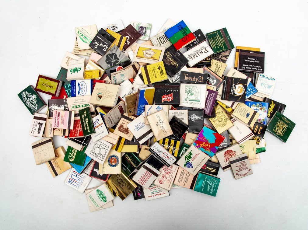 Large Lot of Advertising Matchbooks