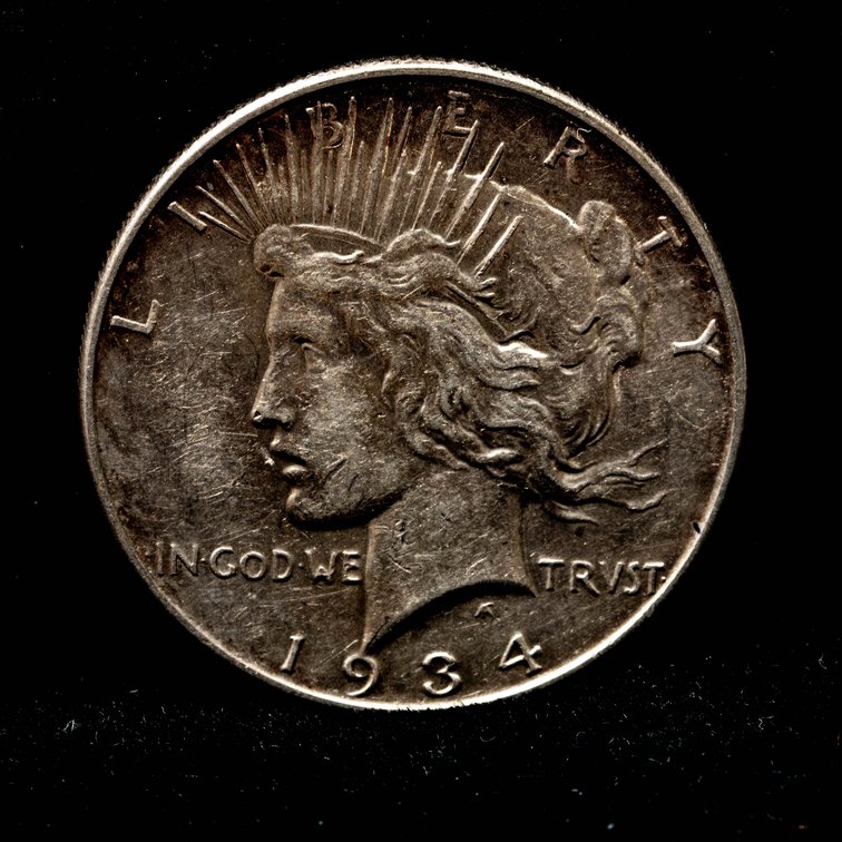 1934 Peace Silver Dollar