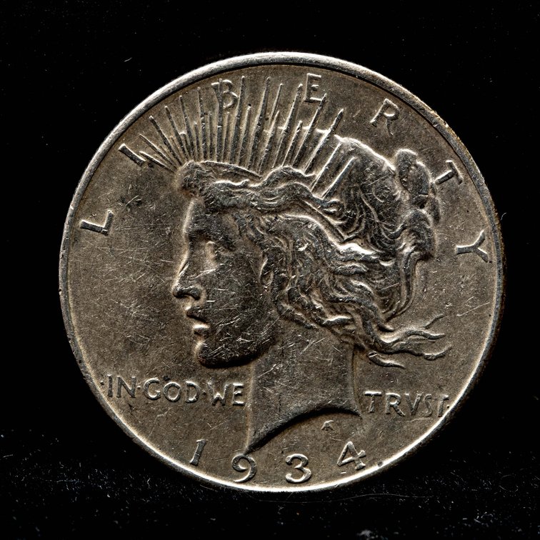 1934 D Peace Silver Dollar