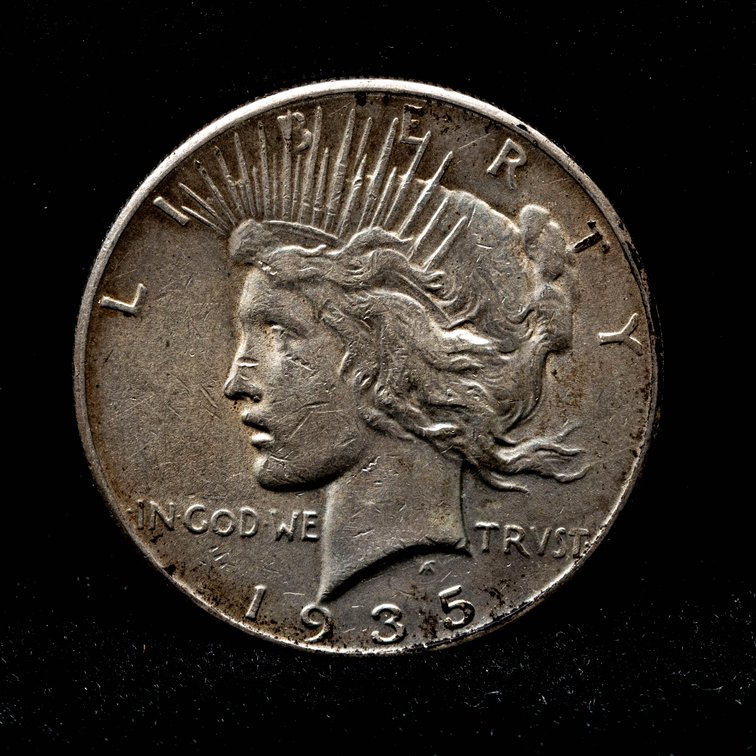 1935 Peace Silver Dollar