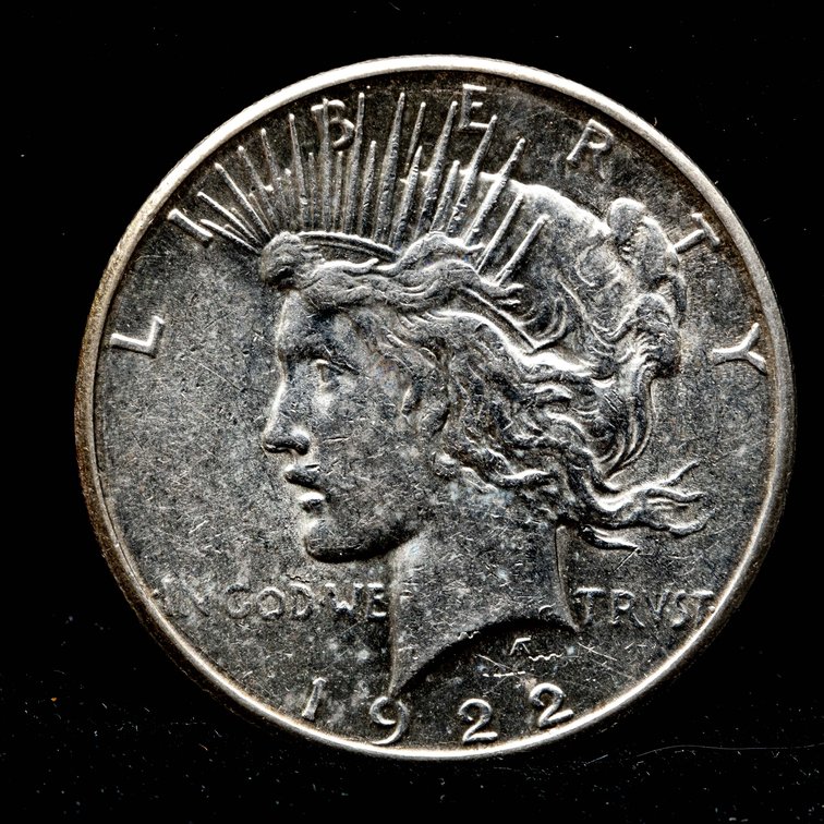 1922 S Peace Silver Dollar