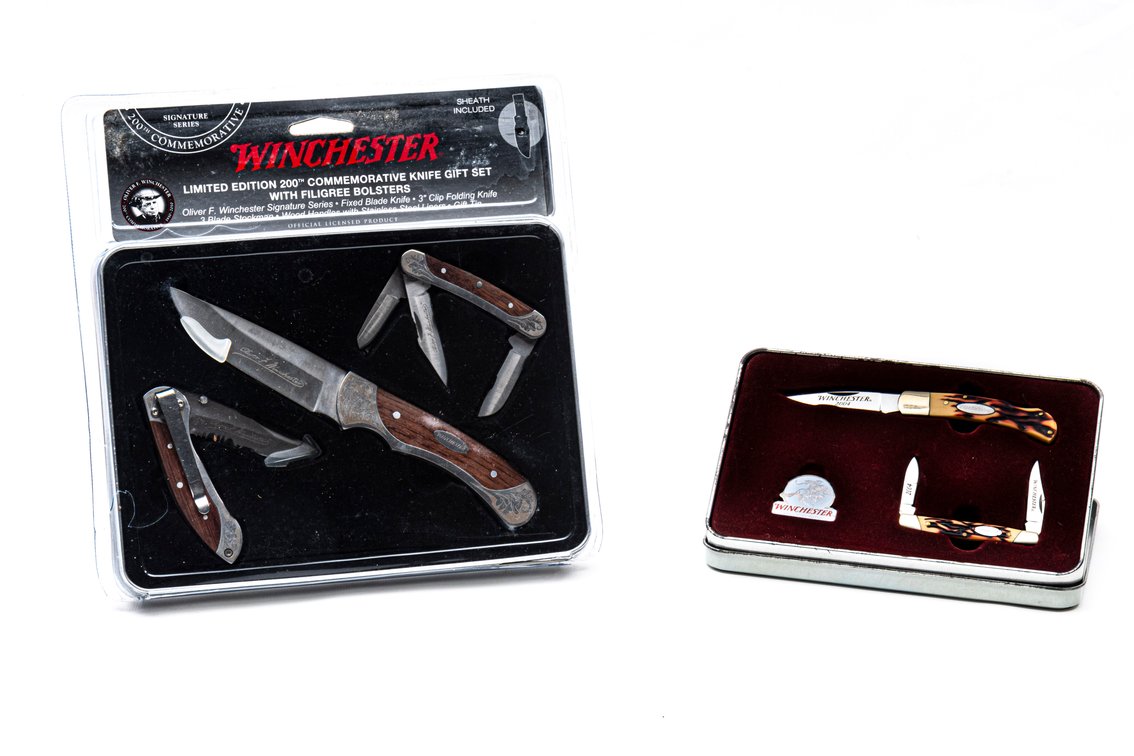 2 Winchester Knife Sets - 2004 & 200th Ltd Edition