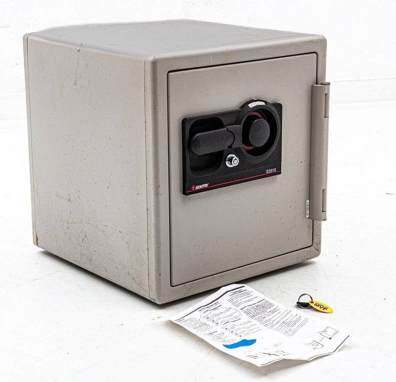 Small Sentry Safe w/Combination & Key