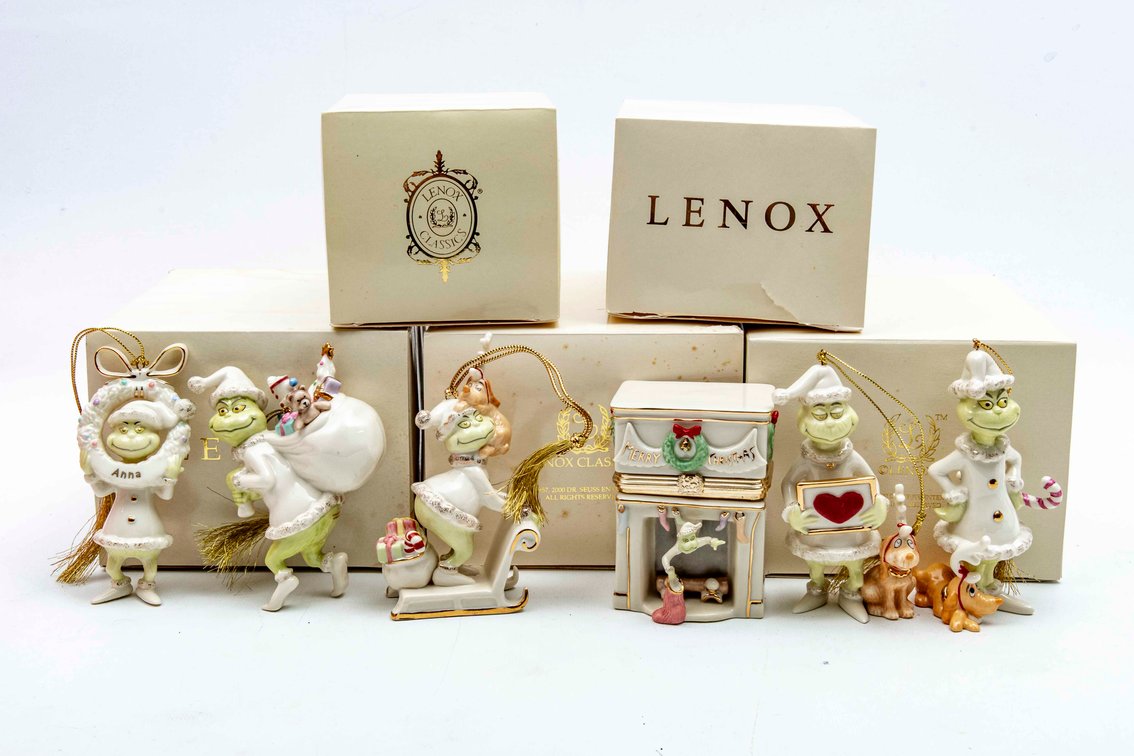 Lenox - Dr.Suess' The Grinch Ornaments