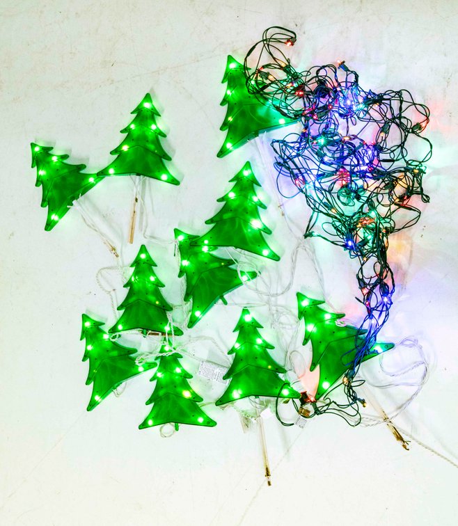 Light-Up Christmas Trees & Multi-Color Lights