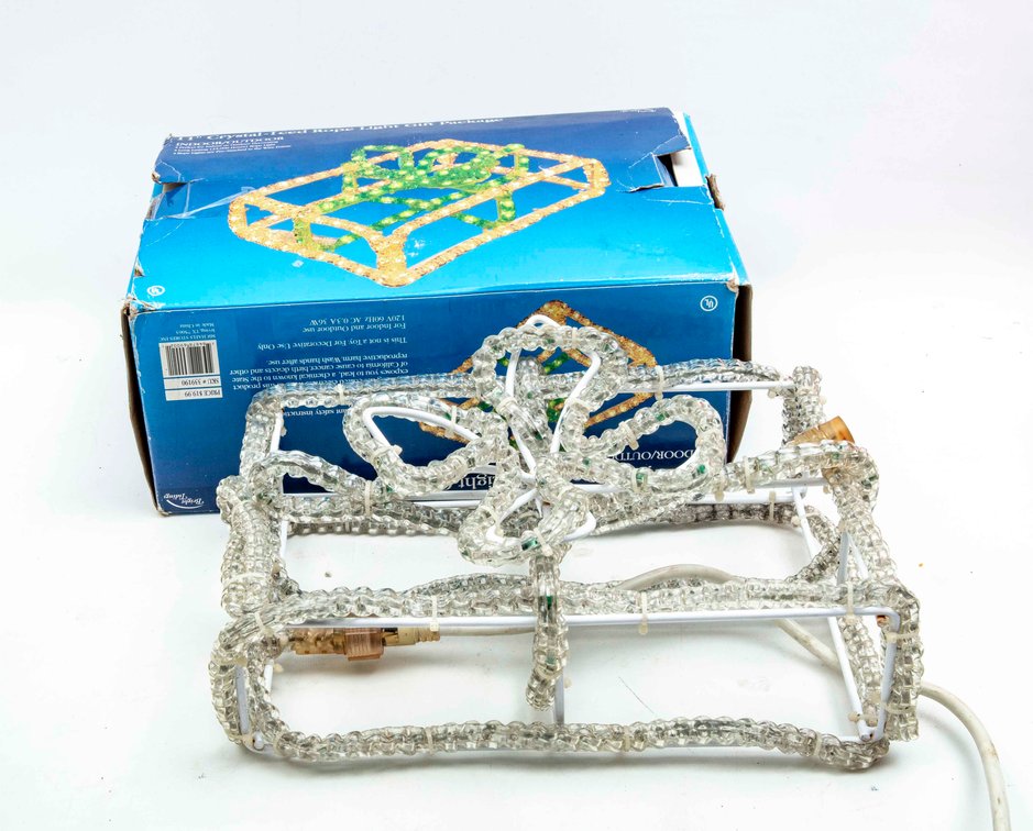 11" Crystal-Iced Rope Light Gift Package