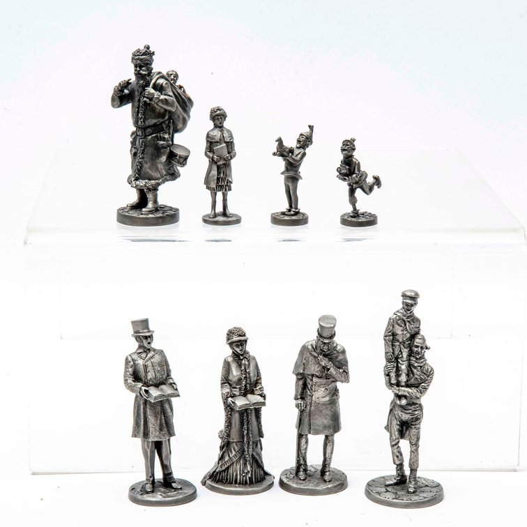 8 Pewter Figurines- Franklin Mint