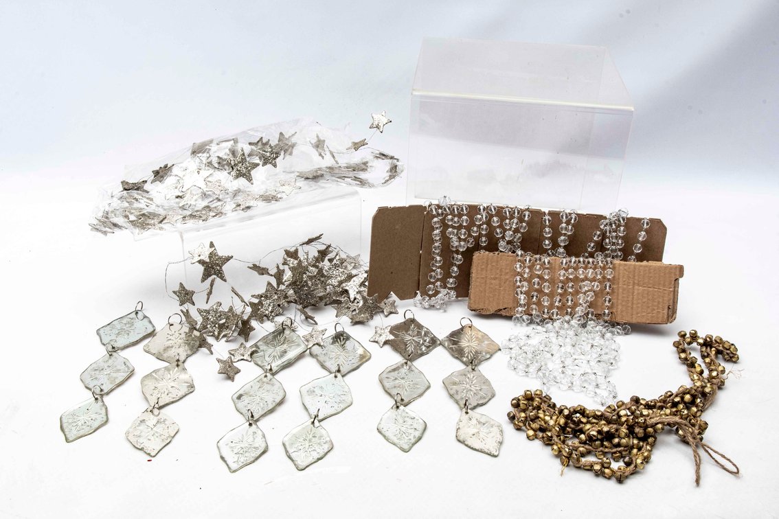 Lot of Eleven (11) Garland and Ornaments