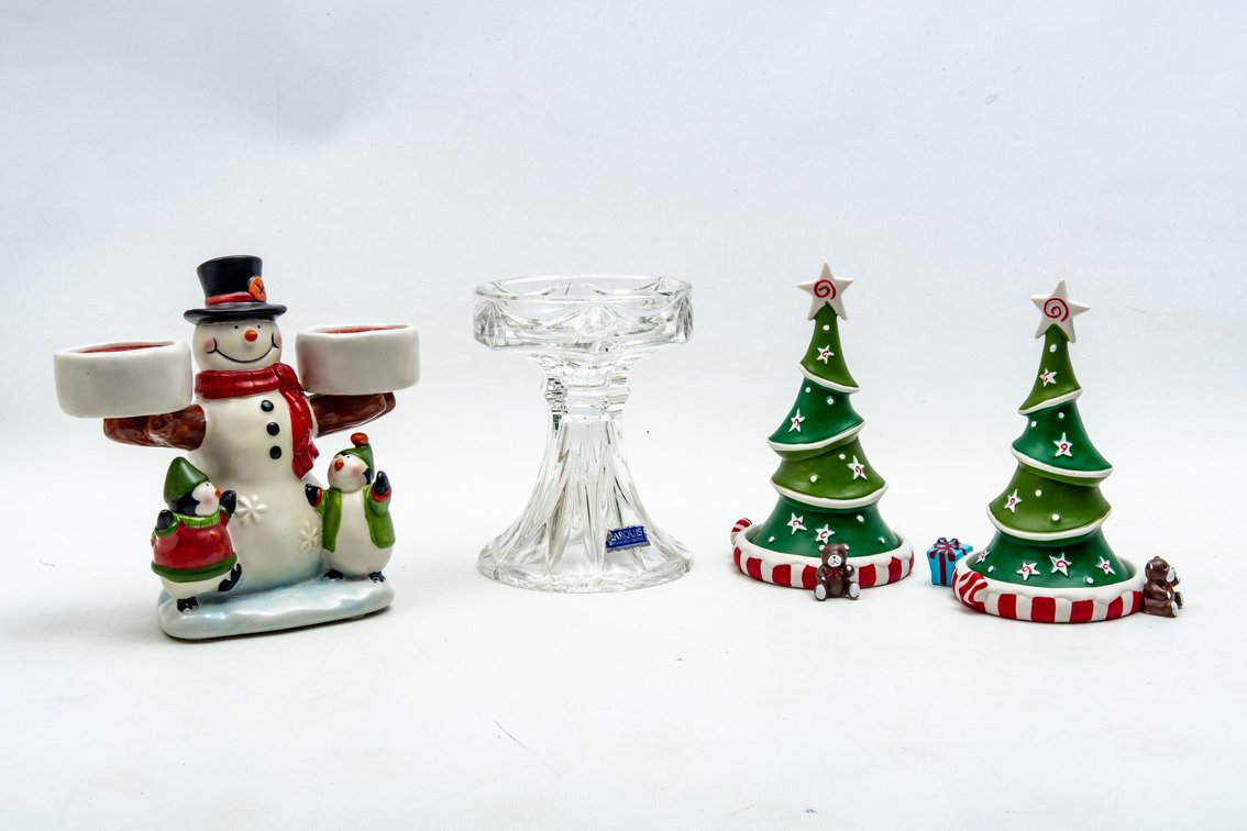 Candle Holders- Waterford, Yankee Candle & More