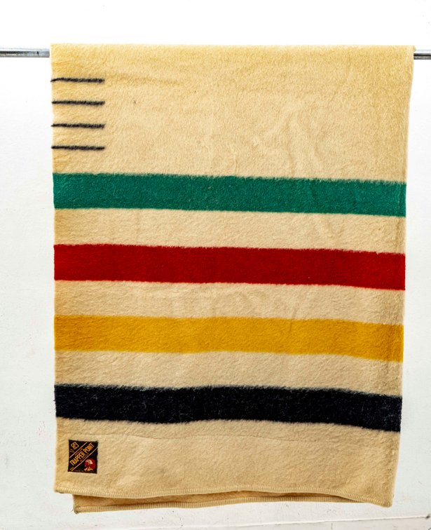Genuine Trapper Point 4-Point Wool Blanket