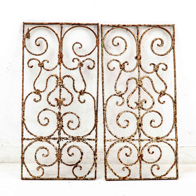 Decorative Scroll Iron Panels