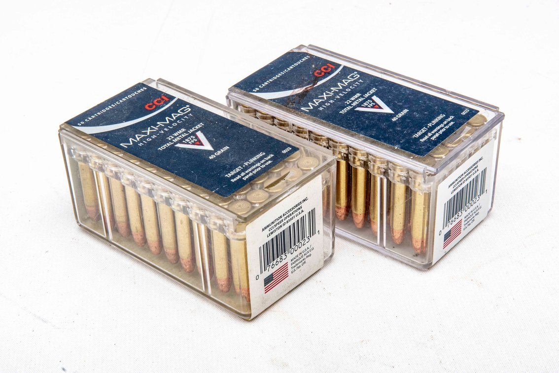 #2- .22 WMR- CCI Maxi-Mag- 100 Rounds