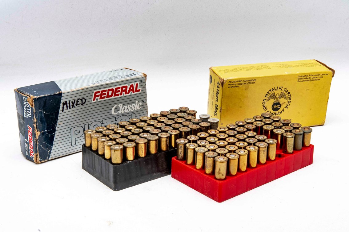 44 Rem Magnum Ammo- 96 Rounds Mixed