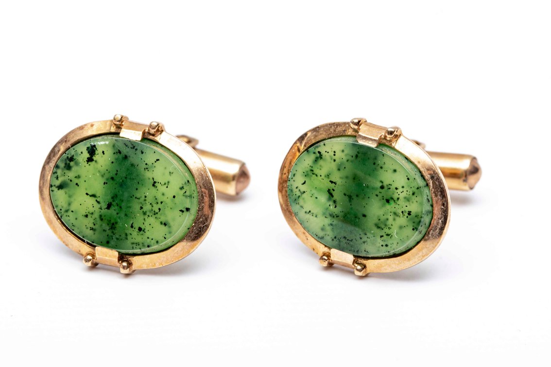 Pair of 10K Gold Cuff Links- 9 Grams