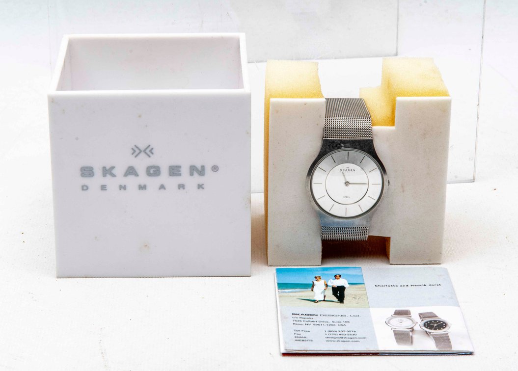 Skagen Stainless Steel Watch- Model 233LSS