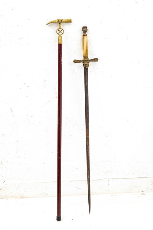 Sword Cane & Ceremonial Sword