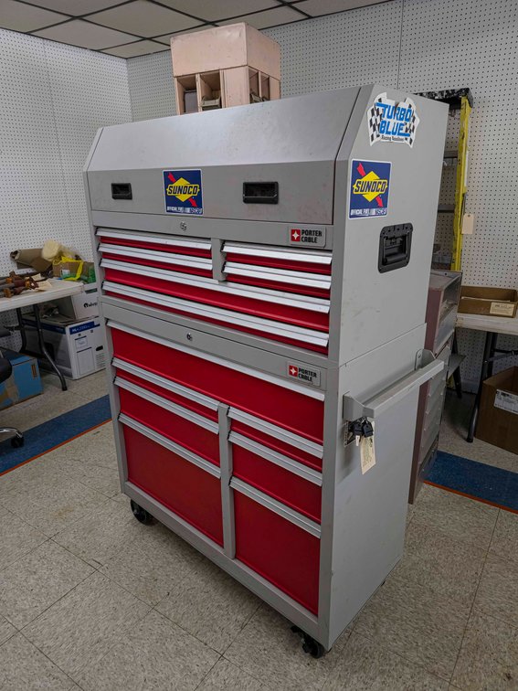 Fantastic Porter Cable Tool Cabinet w/Tools