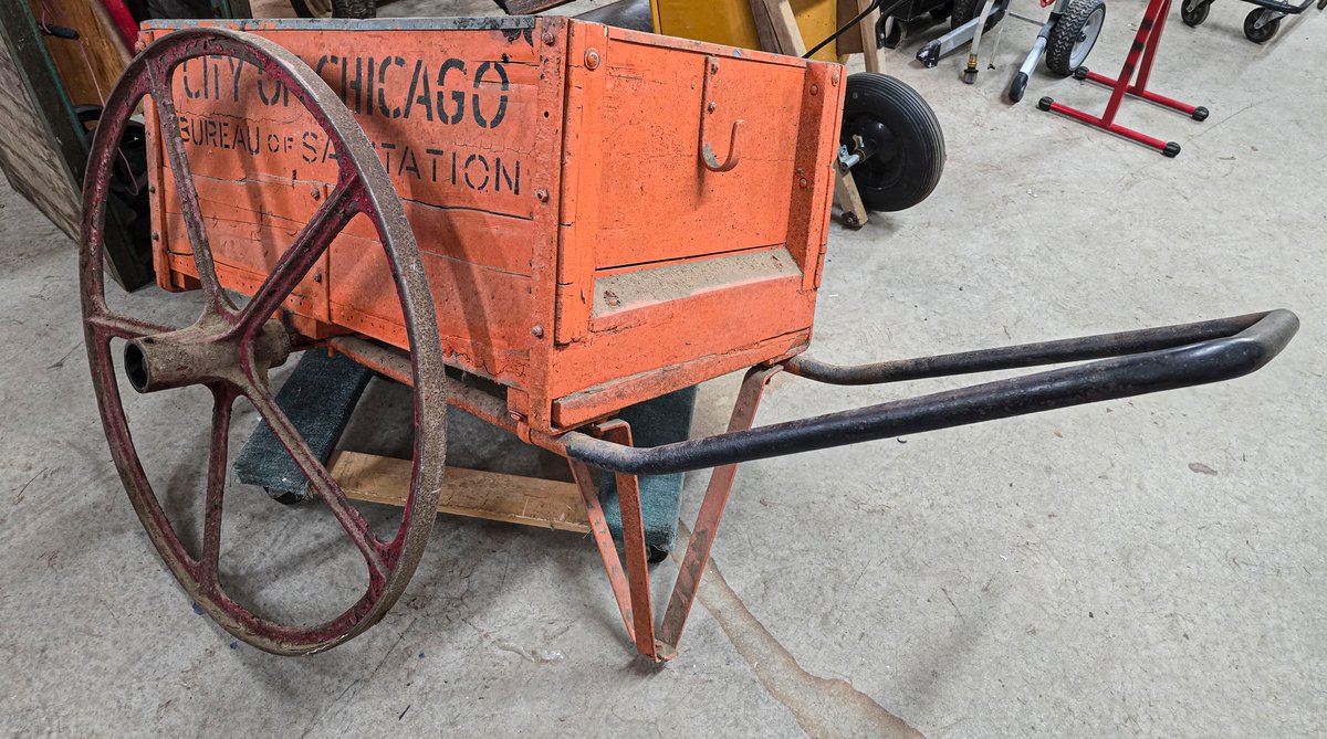 Vintage City of Chicago Sanitation Cart