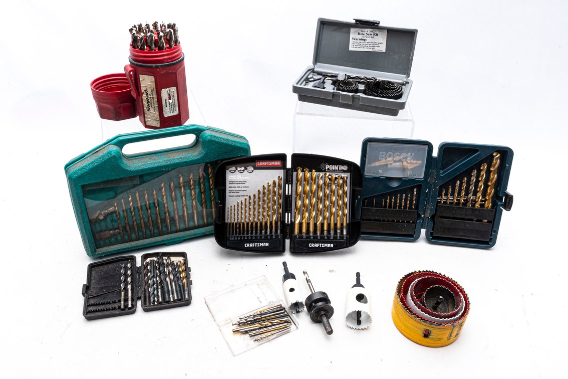 6 Drill Bit Indexes + Hole Saws & More