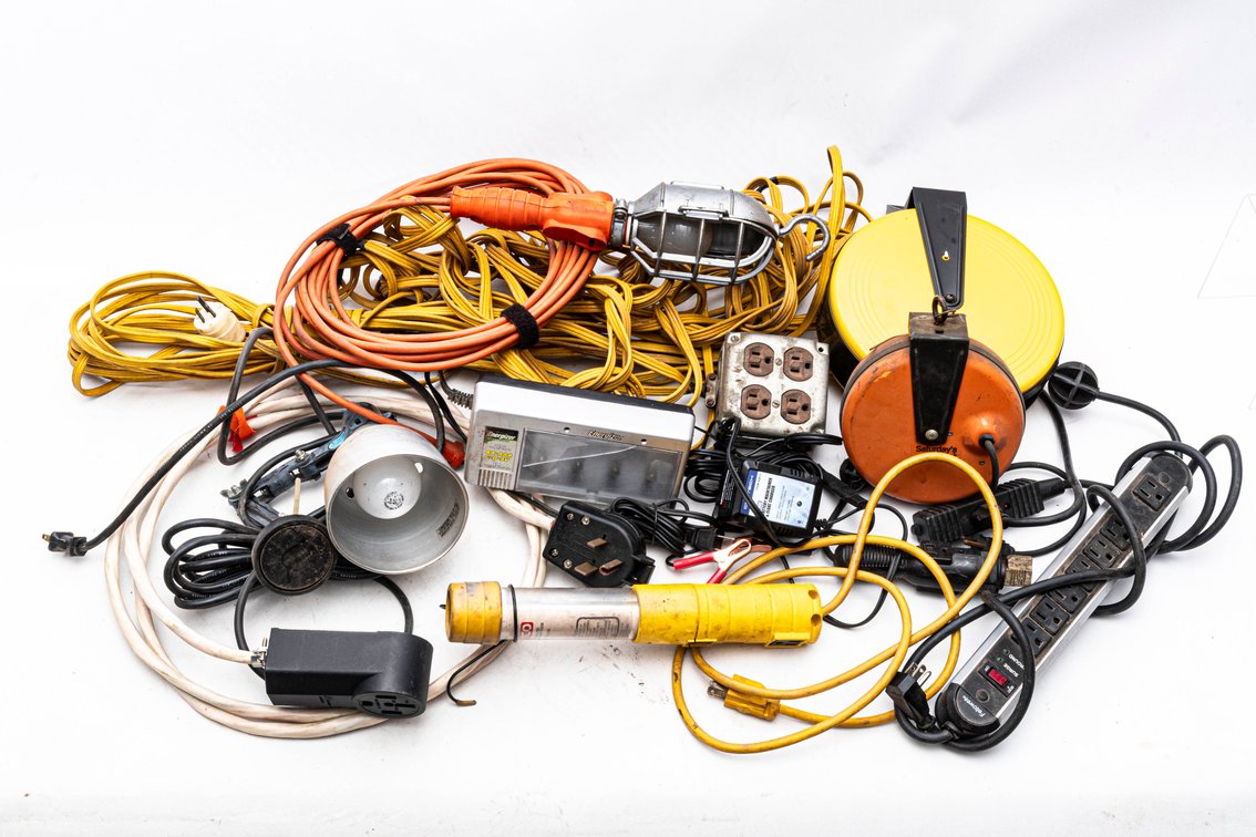Work Lights, Chargers, Reels and Extension Cords