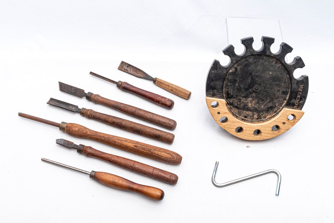 7 Wood Working Tools for Use with Lathe