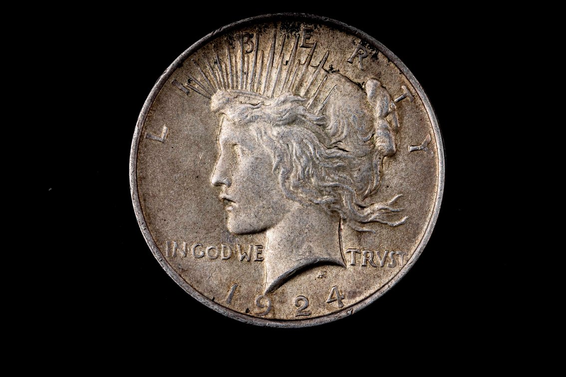 1924 Peace Dollar 90% Silver
